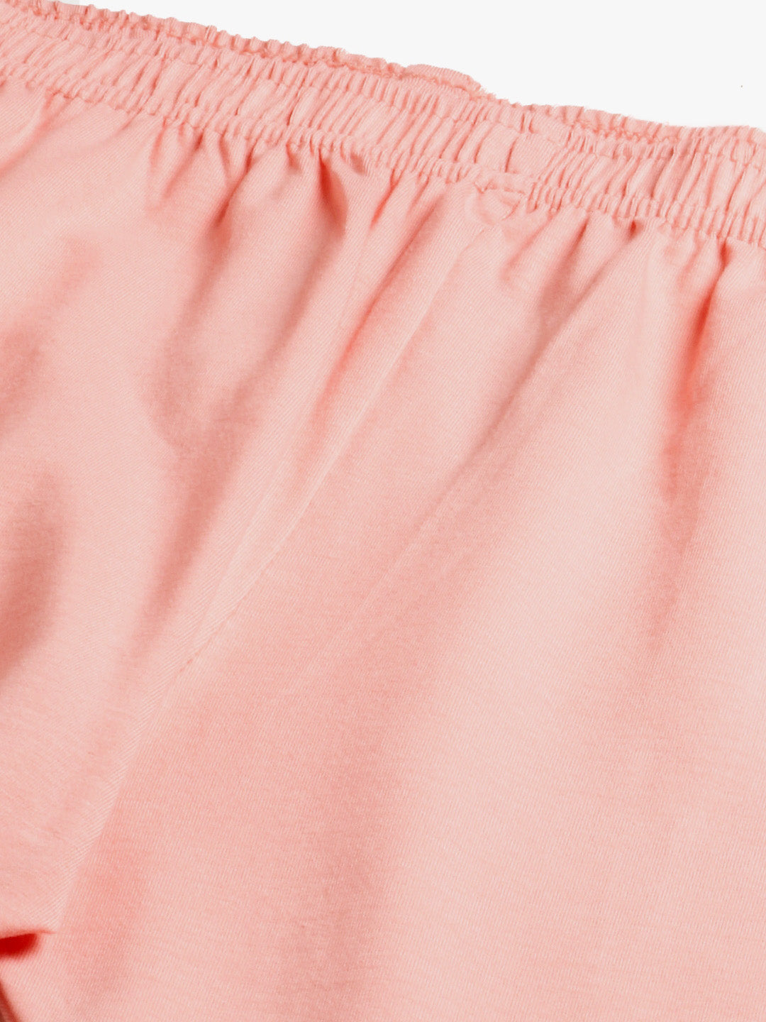 Women Light Peach Churidar-Length Leggings
