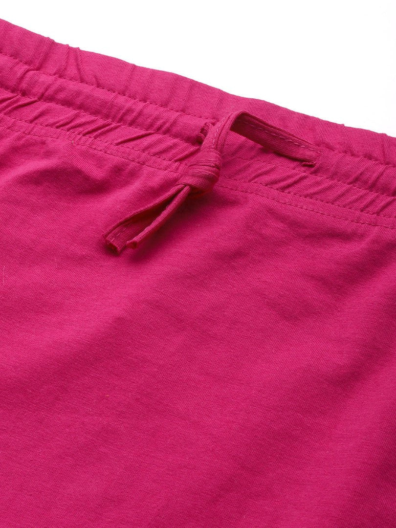 Women Rose Solid Knitted Saree Shapewear