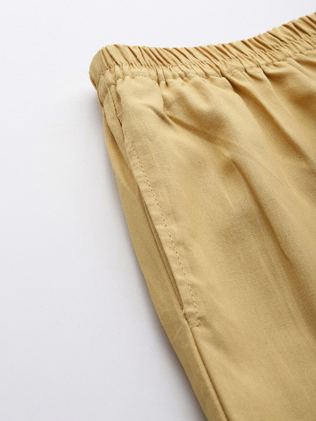 Women Pure Cotton Kurti Pant - Beige