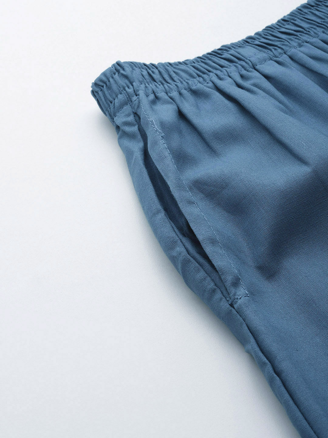 Women Pure Cotton Kurti Pant - Grey Cool