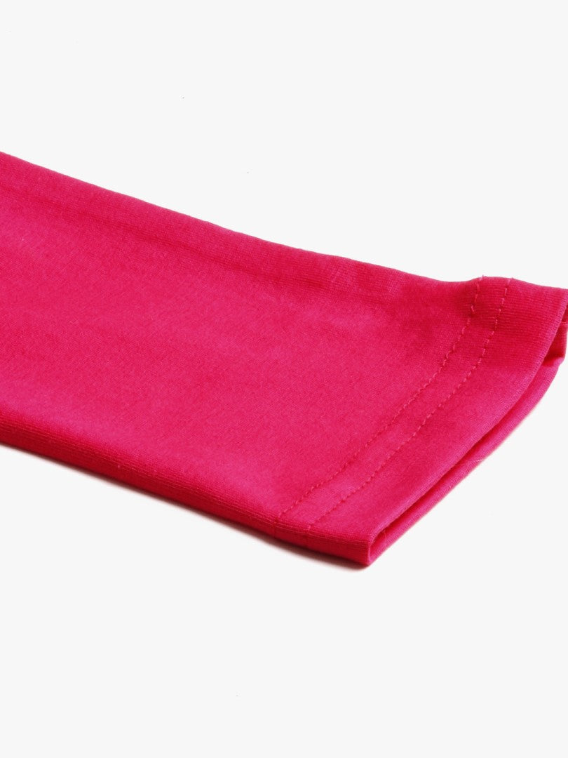 Women Dark Pink Ankle-Length Leggings