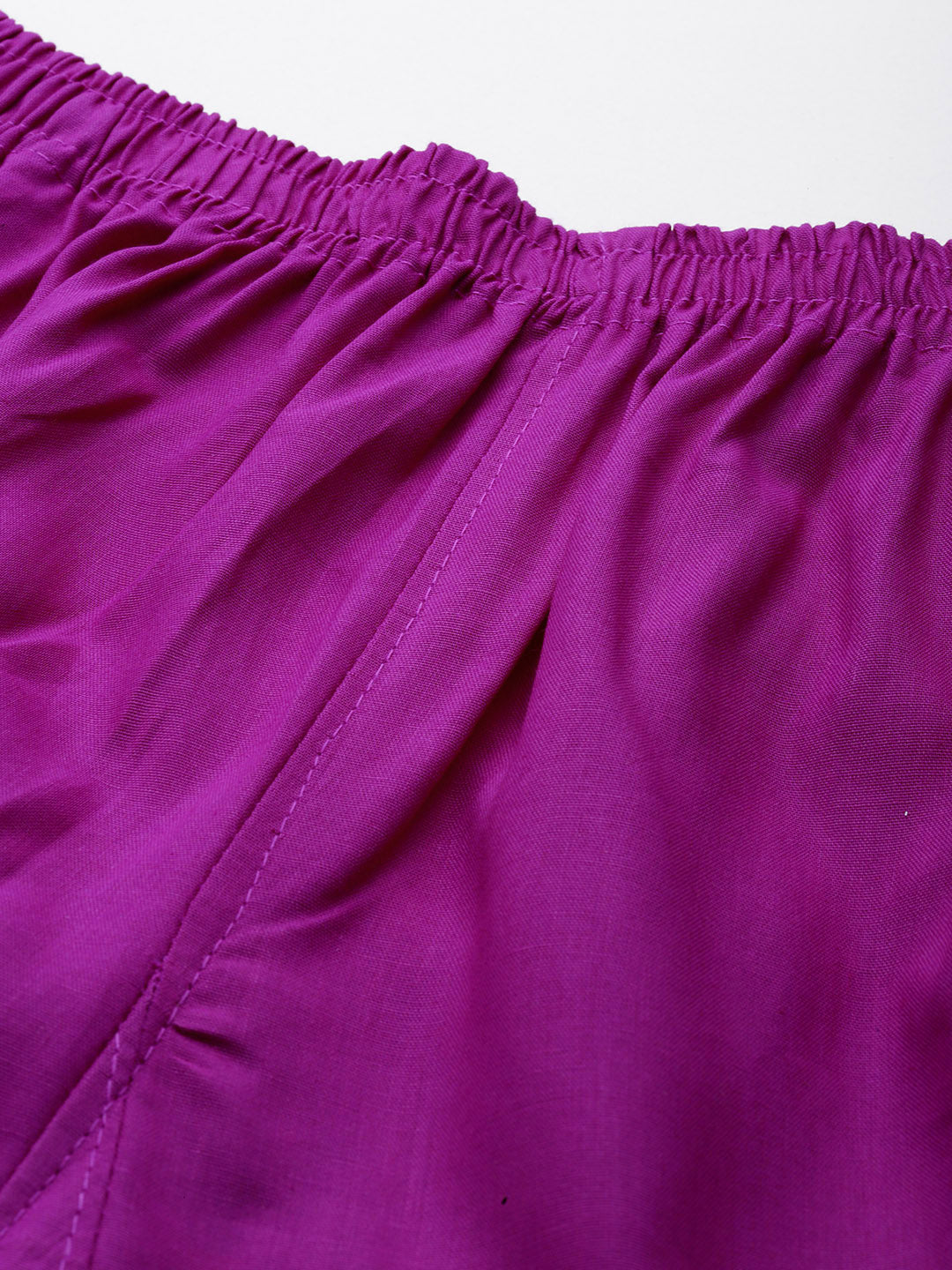 Women Pure Cotton Kurti Pant - Purple