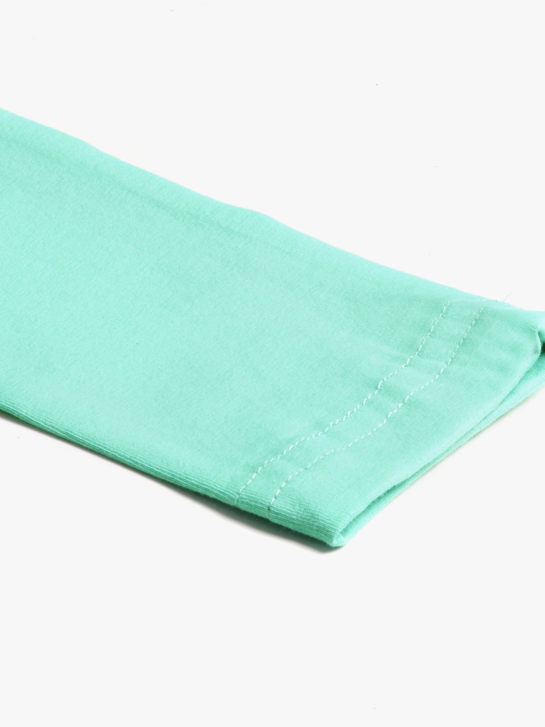 Women Pista Green Churidar-Length Leggings