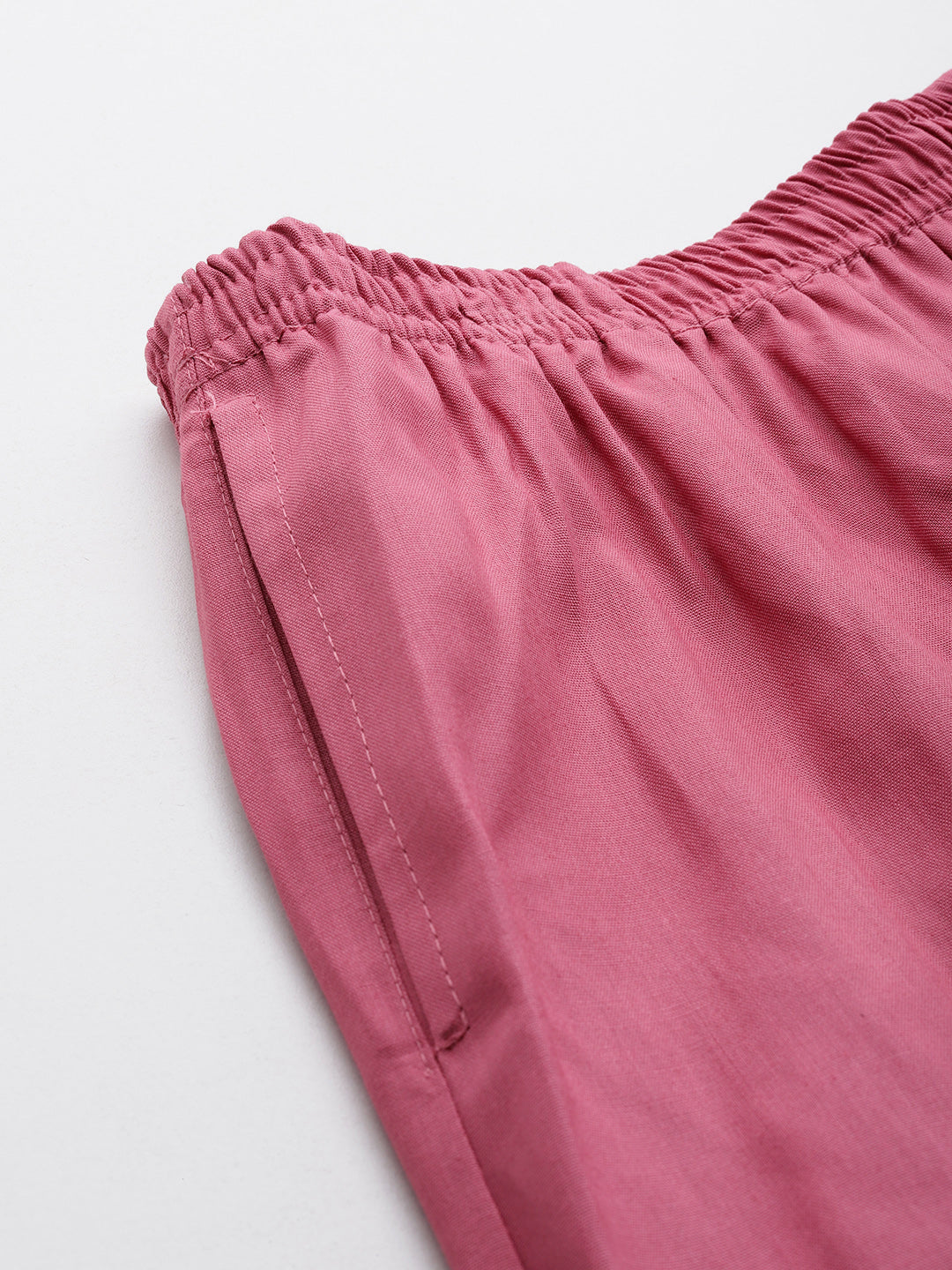 Women Pure Cotton Kurti Pant - Rust