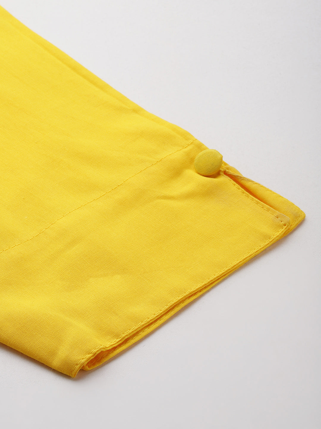 Women Pure Cotton Kurti Pant - Yellow