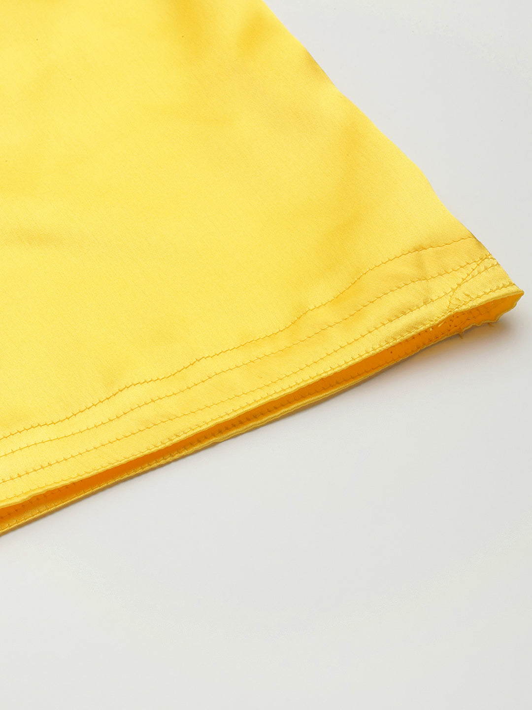 Women Saree Petticoat / Flared Shaper - Bright Yellow