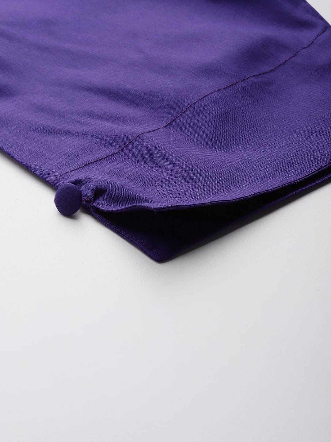 Women Pure Cotton Kurti Pant - Violet