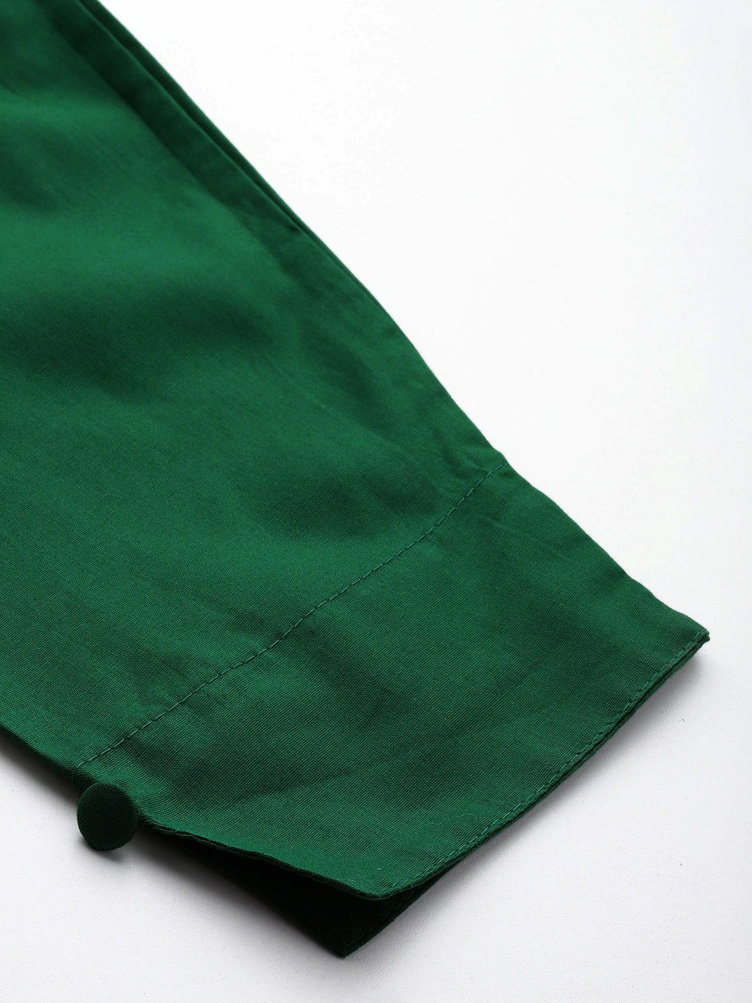 Women Pure Cotton Kurti Pant - Dark Green