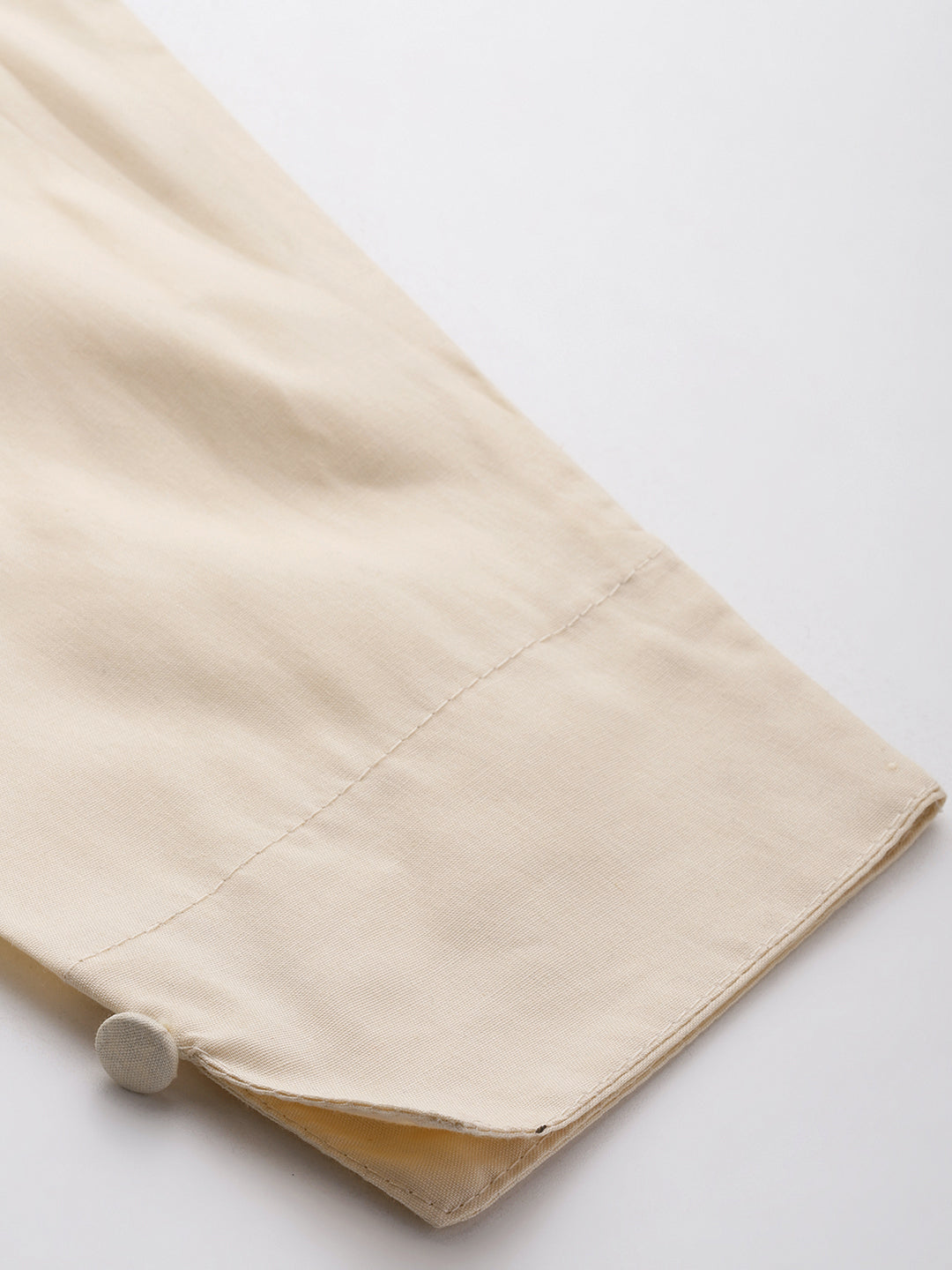Women Pure Cotton Kurti Pant - Cream