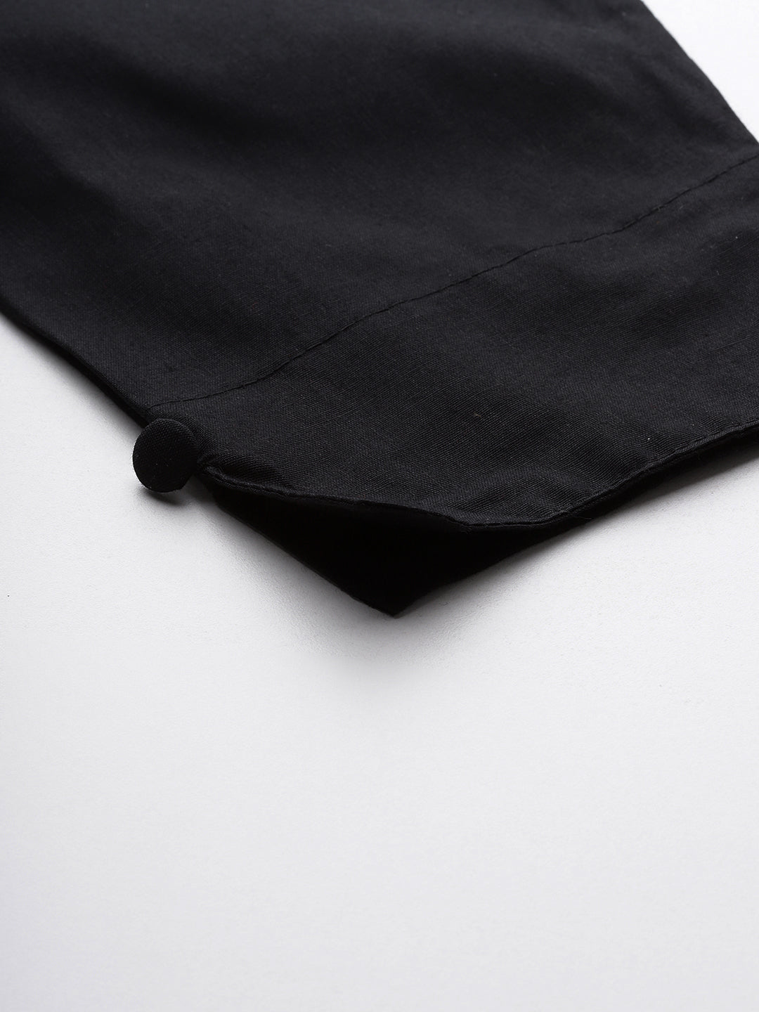 Women Pure Cotton Kurti Pant - Black