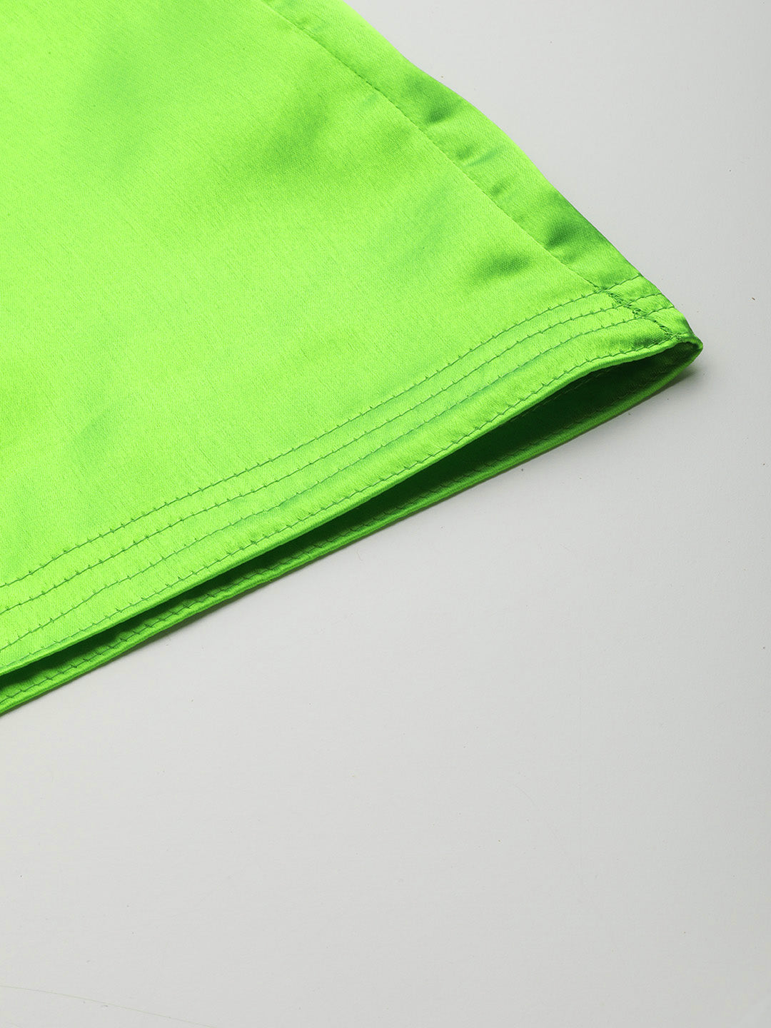 Women Saree Petticoat / Flared Shaper - Parrot Green