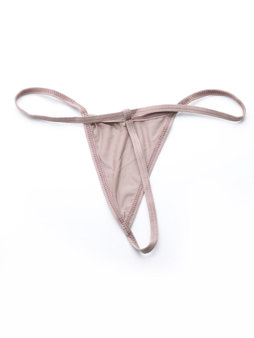 Brown babydoll with satin