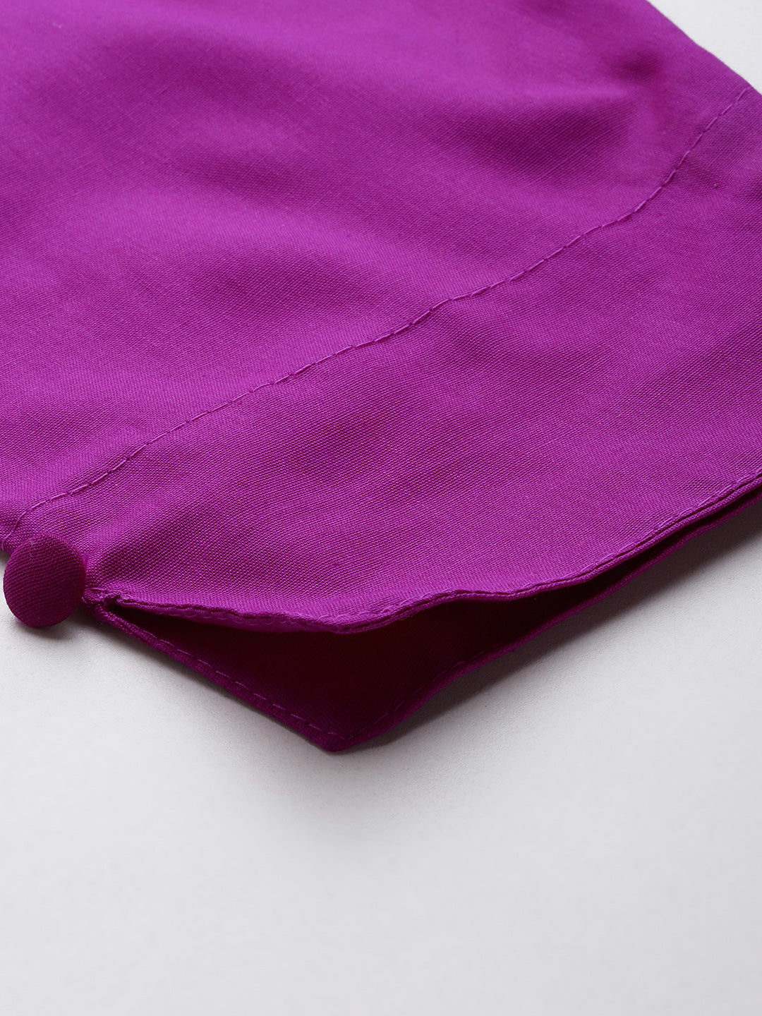 Women Pure Cotton Kurti Pant - Purple