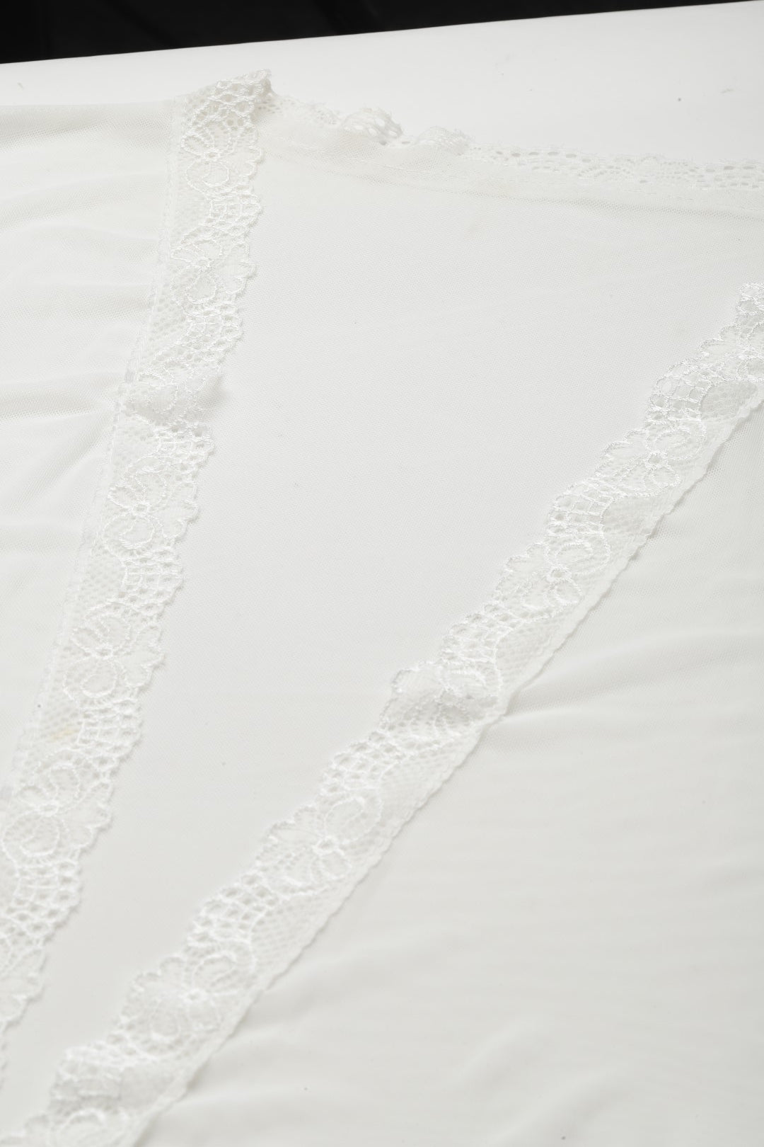 White babydoll with Net/Lace