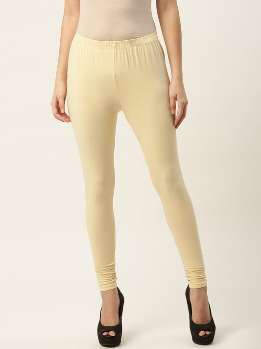 Women Skin Churidar-Length Leggings