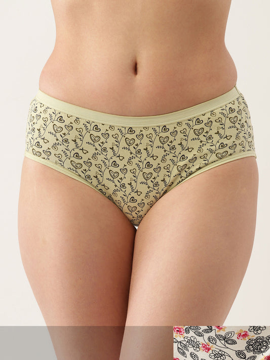 Floral Printed Hipster Briefs