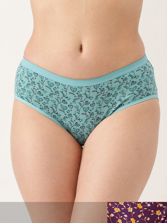 Floral Printed Hipster Briefs