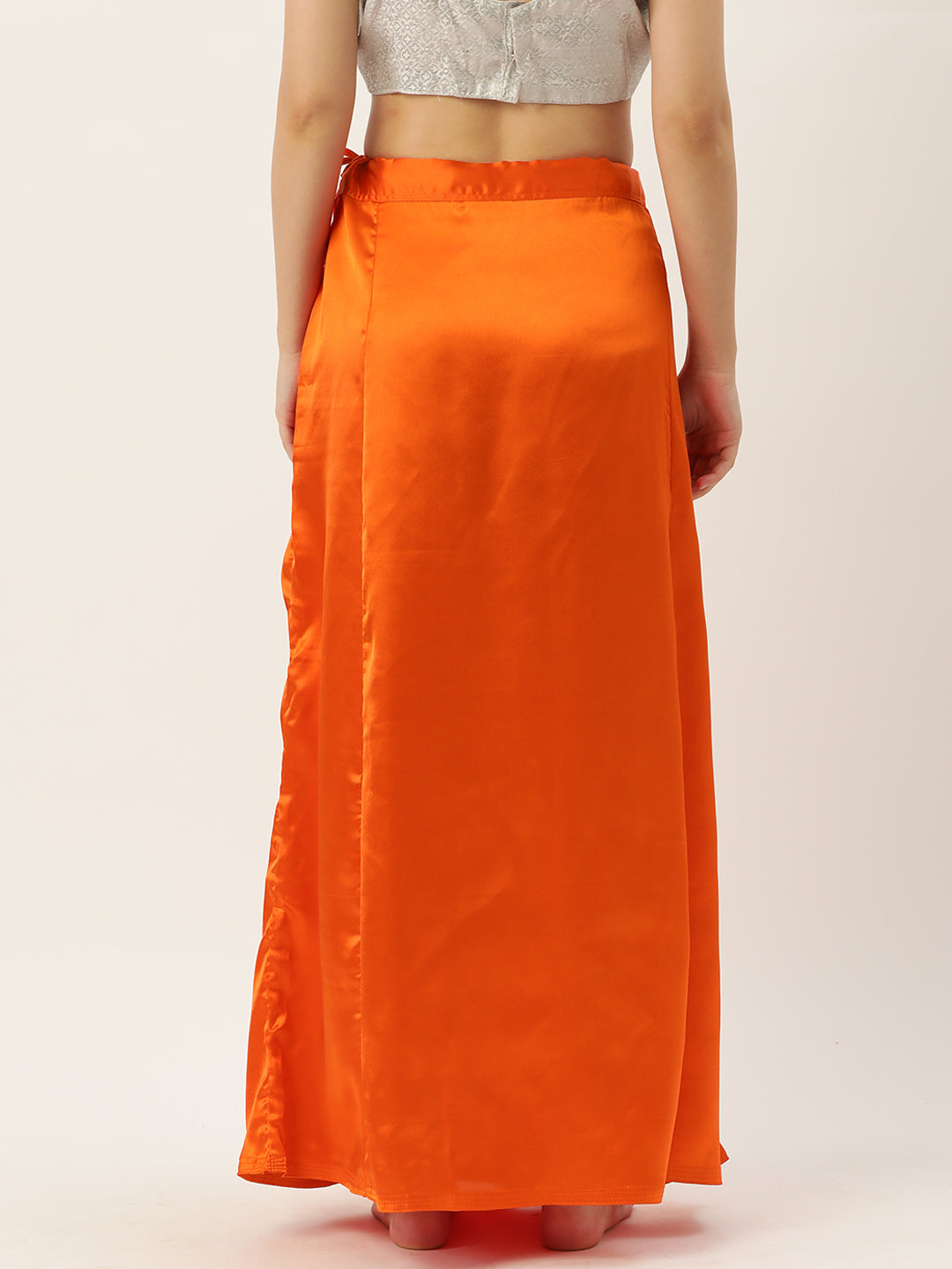 Women Saree Petticoat / Flared Shaper - Orange