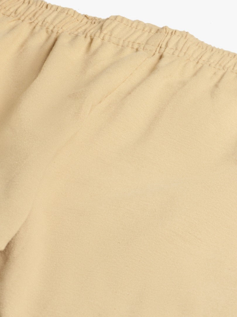 Women Light Khaki Ankle-Length Leggings