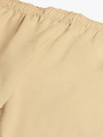 Women Light Khaki Ankle-Length Leggings