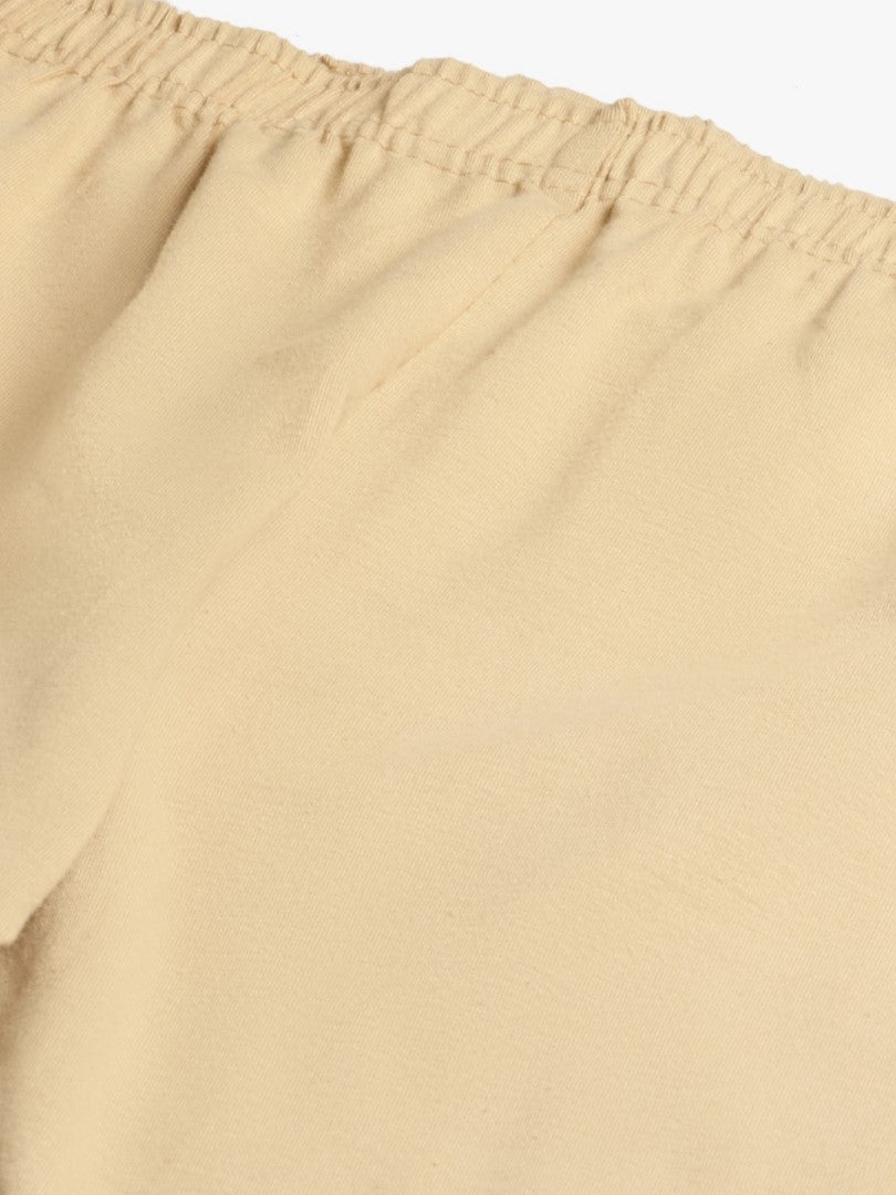 Women Light Khaki Churidar-Length Leggings